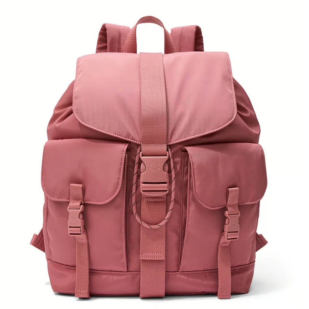 PINK Victoria's Secret Backpack Pink Begonia Soft Aesthetic Cargo Pocket NWT $60